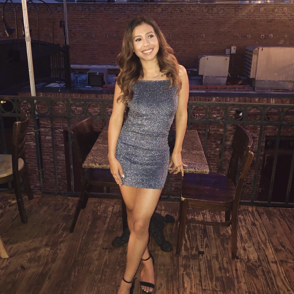 Glitter short dress